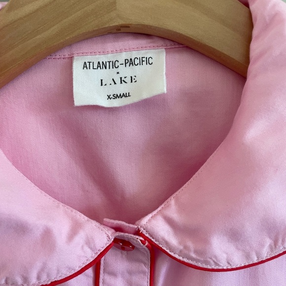 LAKE Pajamas Margot Pants Set in Primrose Pink Size XS - Picture 4 of 9